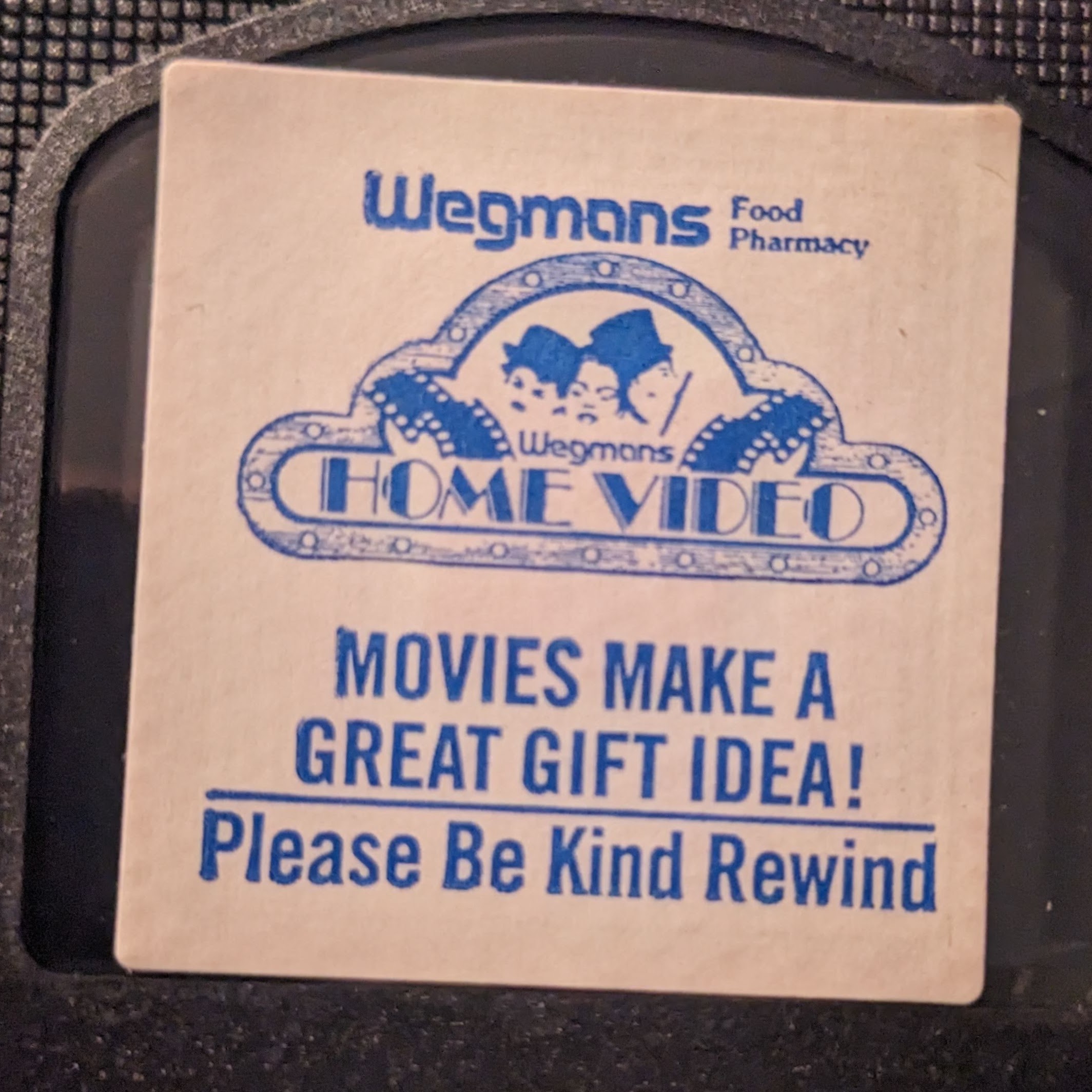 Wegmans movie rental Sticker
